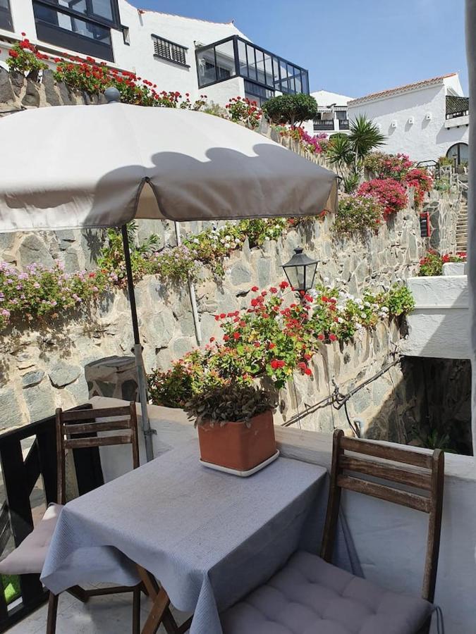 Very Romantic Seaview Apartment Patalavaca Mogan With Warm Pool Luaran gambar