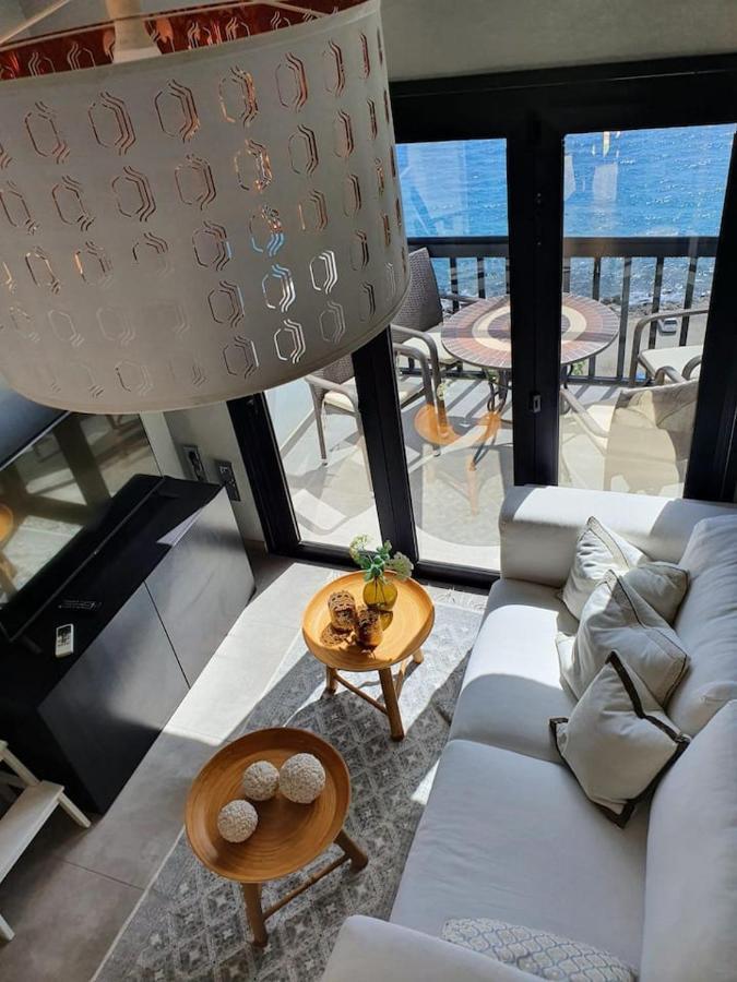 Very Romantic Seaview Apartment Patalavaca Mogan With Warm Pool Luaran gambar